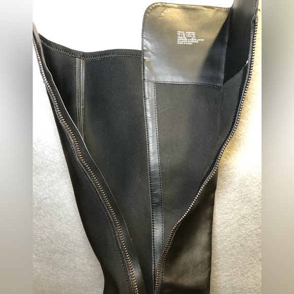 CALVIN KLEIN WOMEN’S SIZE 8 BLACK PRIYA OVER THE KNEE FLAT RIDING BOOTS … - Picture 6 of 14